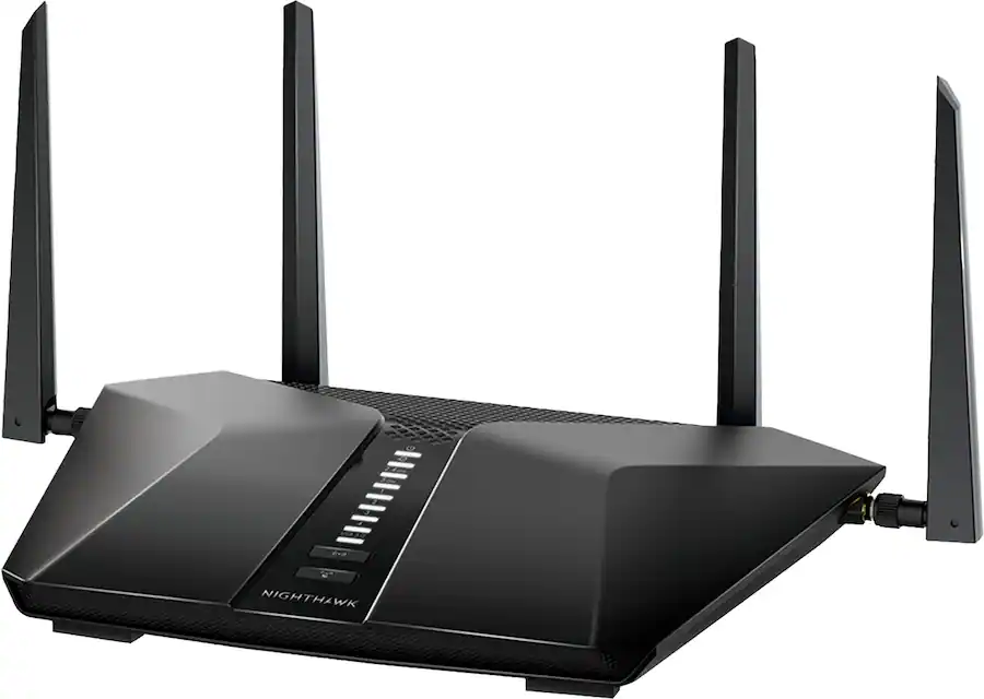 NETGEAR Nighthawk AX5400 Dual Band Wi Fi 6 Router Black RAX50-100NAS ...
