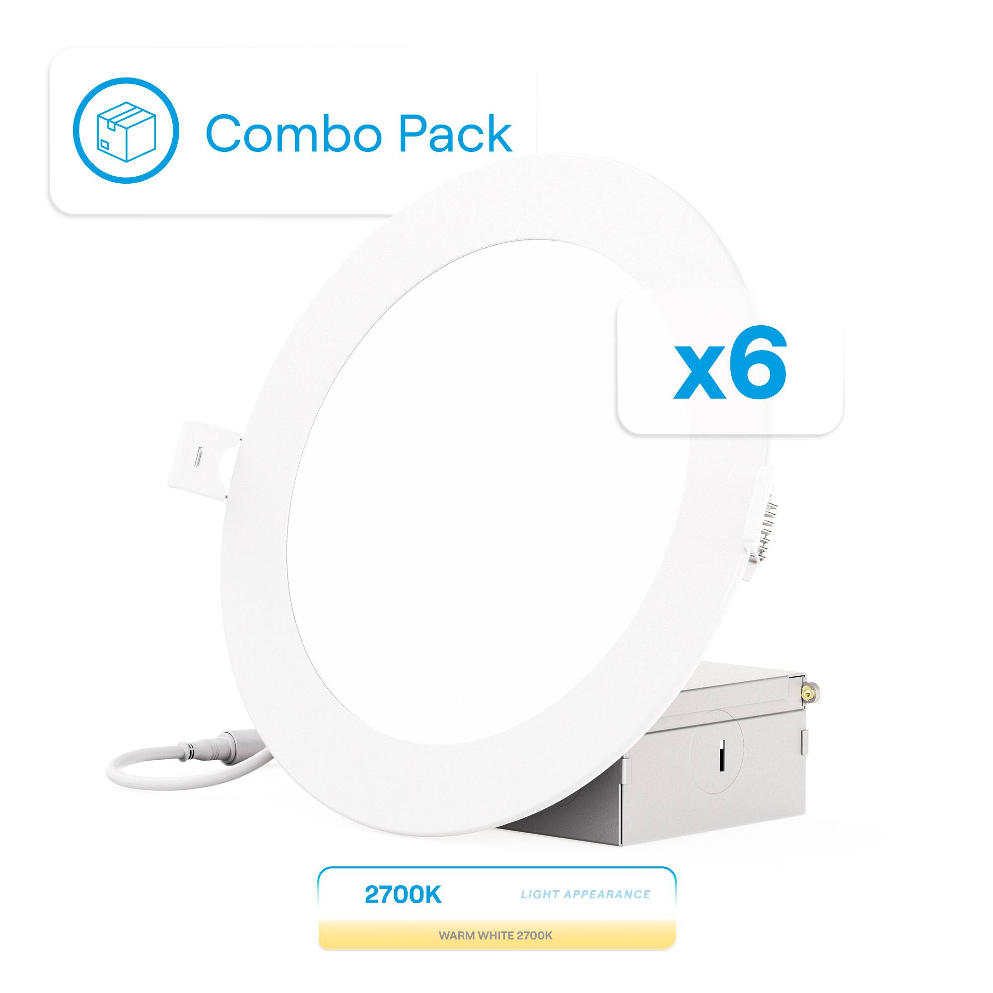 Combo Pack x6 - 2700K LIGHT APPEARANCE WARM WHITE 2700K