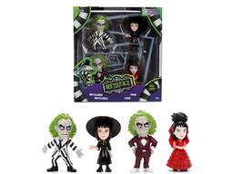 Set of 4 Diecast Figures "Beetlejuice" (1988) Movie "Metalfigs" Series by Jada