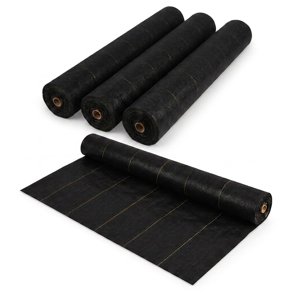 Front. DeWitt - DeWitt P6 Pro 5 Commercial Landscape 5-Oz Weed Barrier Fabric, 6 x 250' (4 Pack).