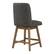 Alt View 12. OSP Home Furnishings - Finley 26” Swivel Counter Stool 2Pk - Charcoal/Med Oak.