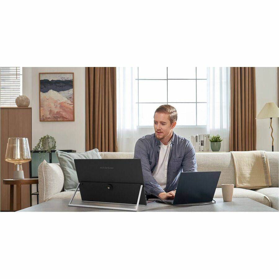 Alt View 2. ASUS - Asus ZenScreen MB229CF 22" Class Full HD LED Monitor - 16:9 - 21.5" Viewable - In-plane Switching (IPS) Technology - LED - Black.