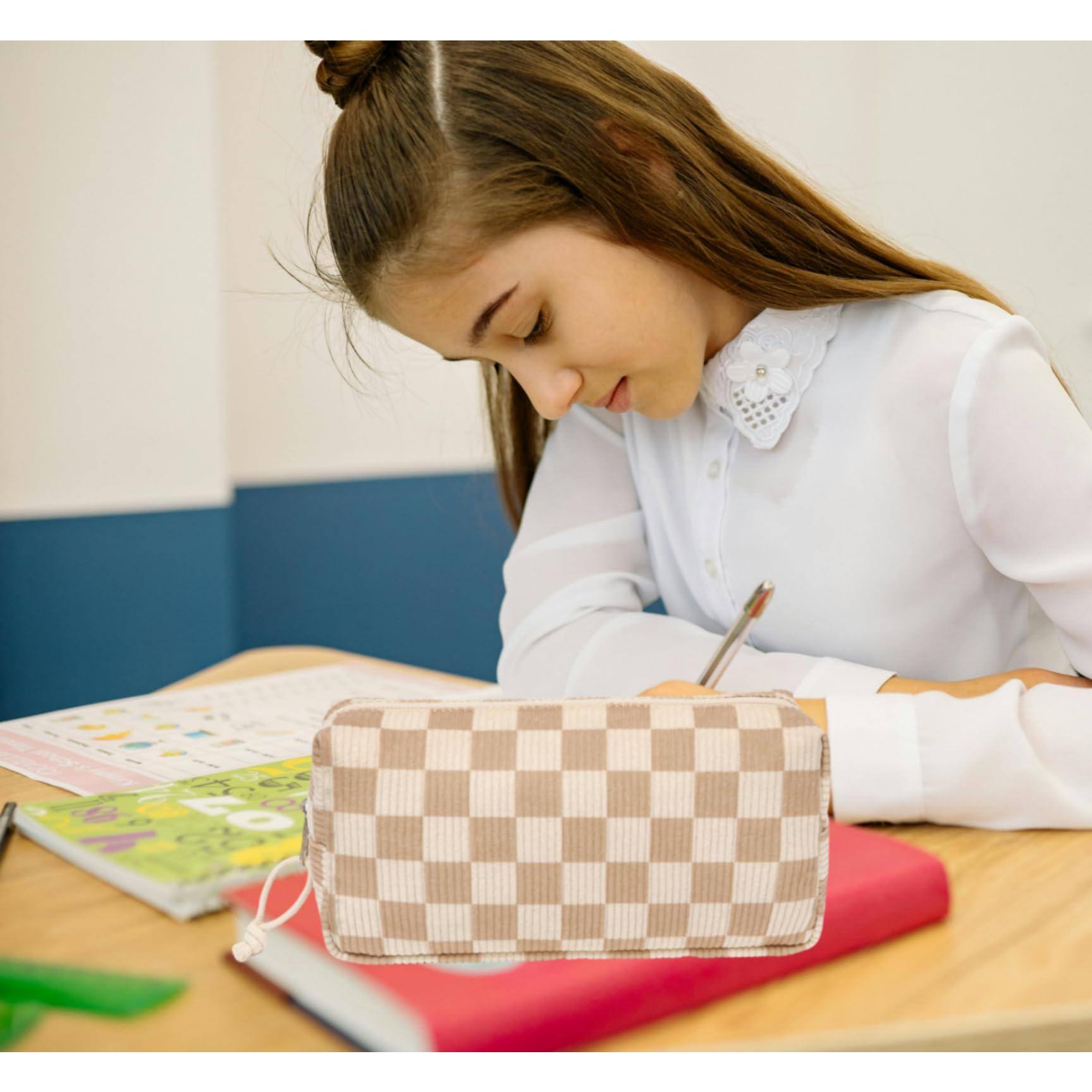 Alt View 1. Paradigms Interiors - Cute Pencil Case For Pouch Pen Box Bag Holder School Students - Police Car.