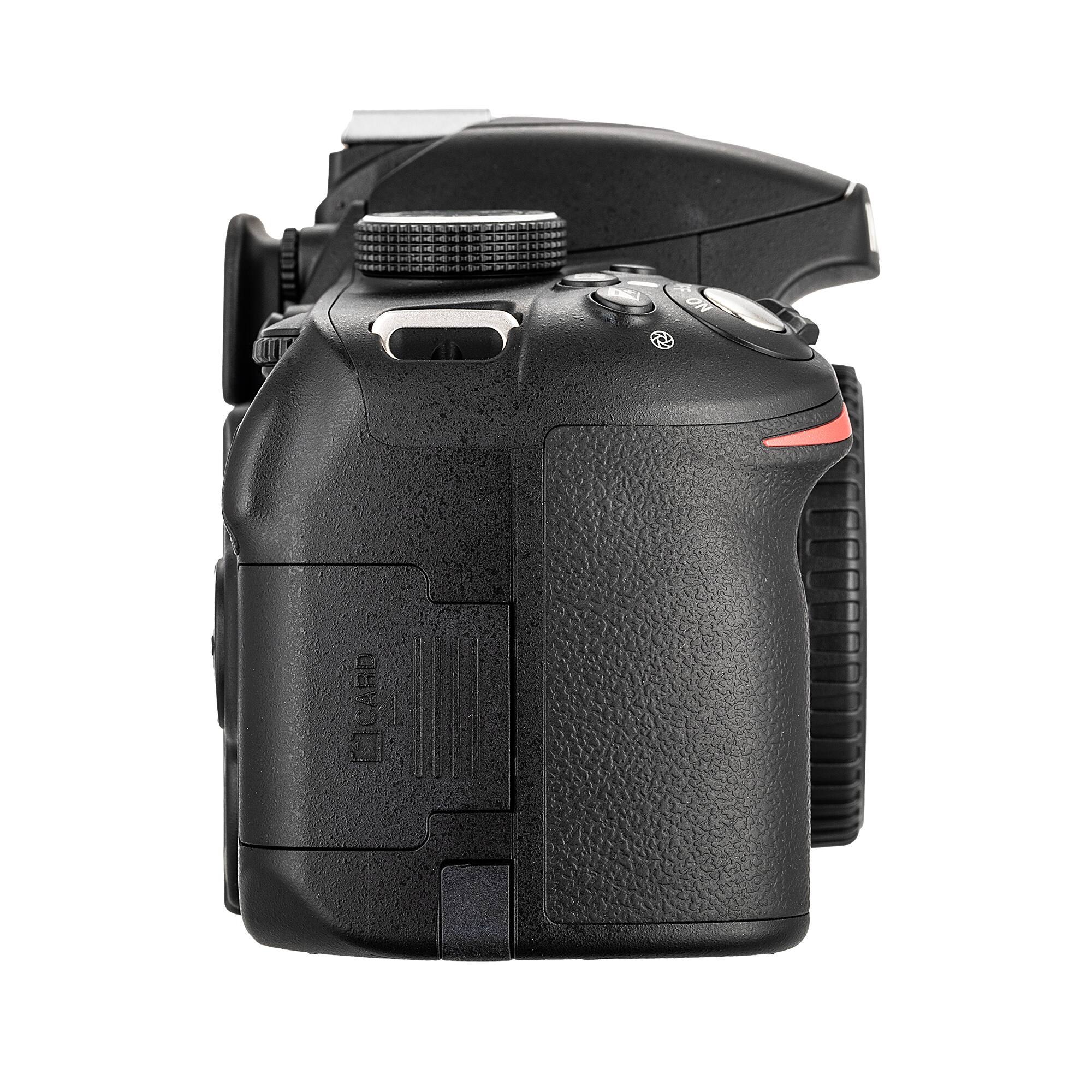 Back. Nikon - Nikon D3200 DSLR Camera with 18-55mm VR Lens– 24.2MP, Full HD 1080p Video + More (Bundle) (International Model).