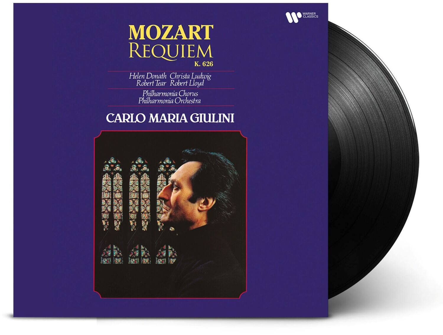 MOZART REQUIEM K. 626  
Helen Donath  
Christa Ludwig  
Robert Tear  
Robert Lloyd  
Philharmonia Chorus  
Philharmonia Orchestra  
CARLO MARIA GIULINI  
WARNER CLASSICS