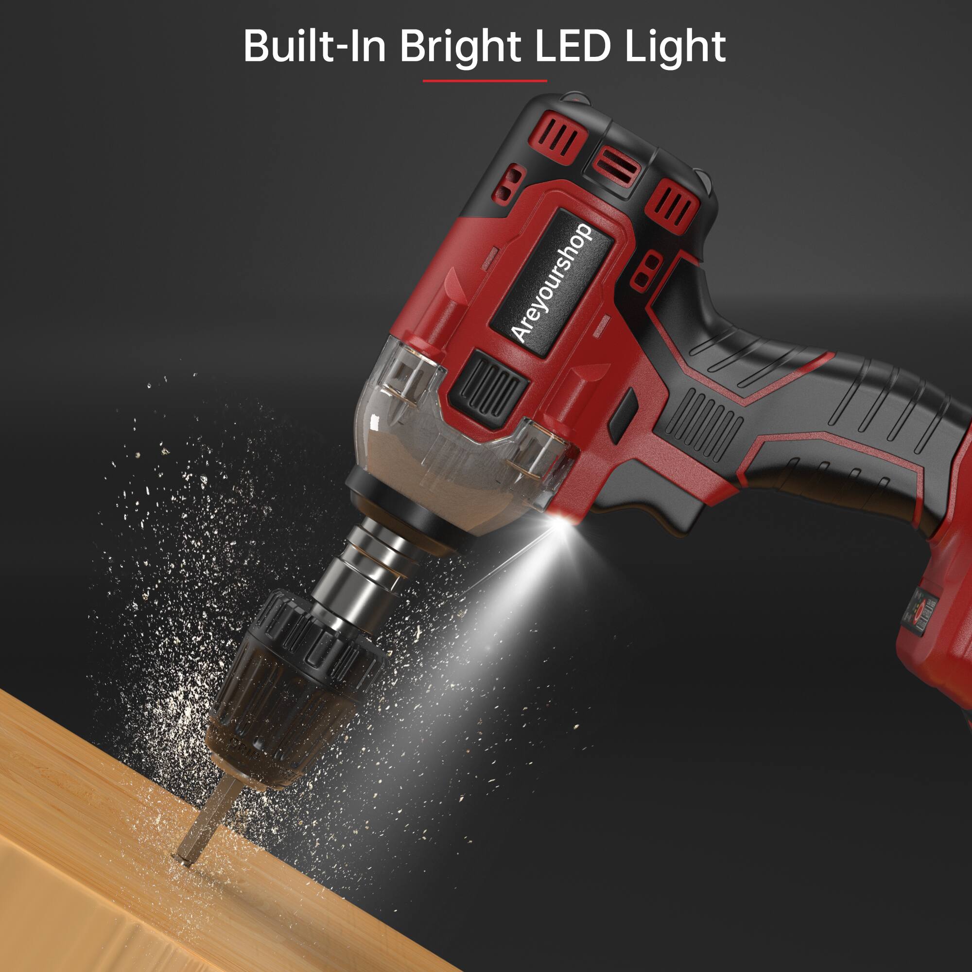 Built-In Bright LED Light

Are your shop