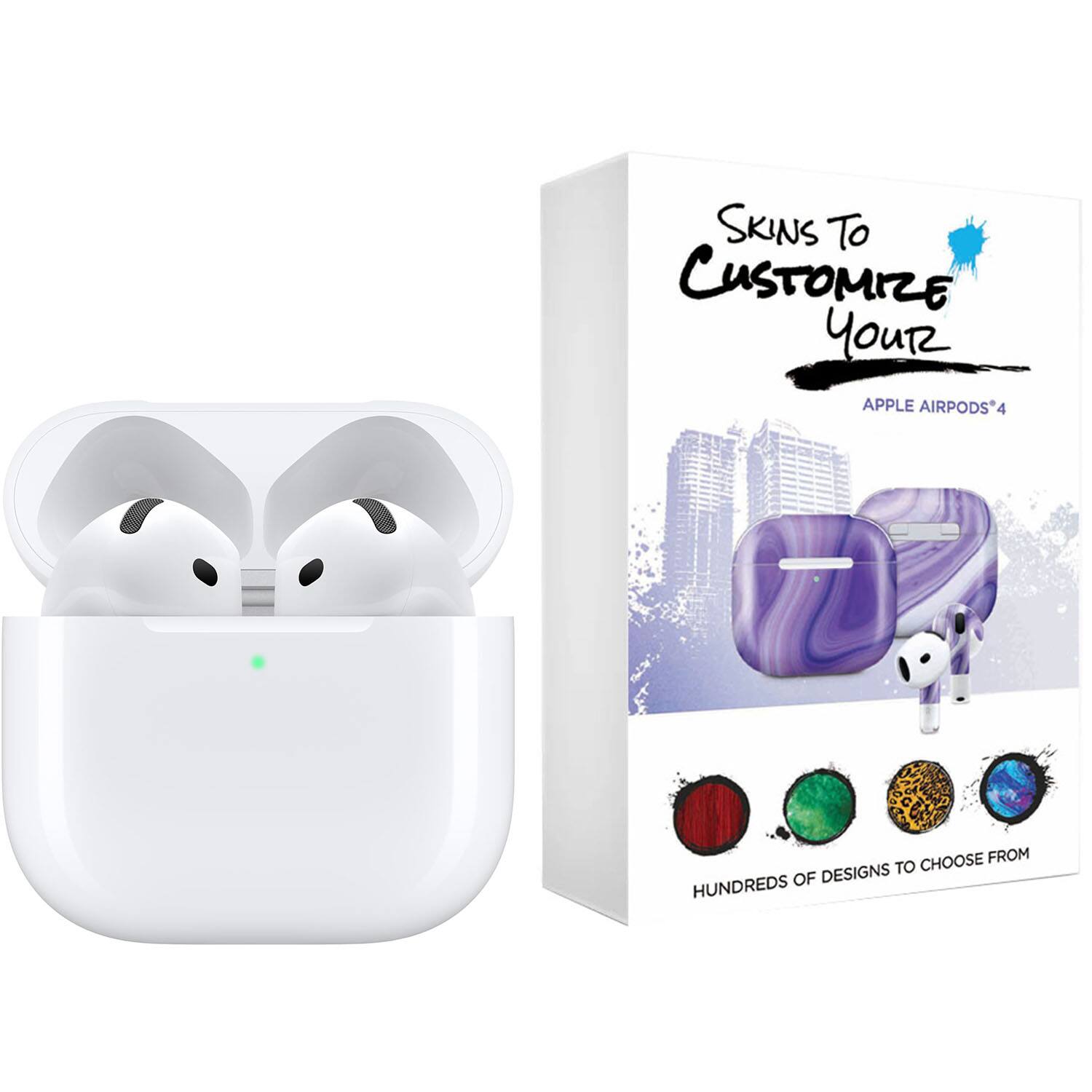 Skins to Customize Your Apple AirPods* 4. Choose from hundreds of designs to choose from.