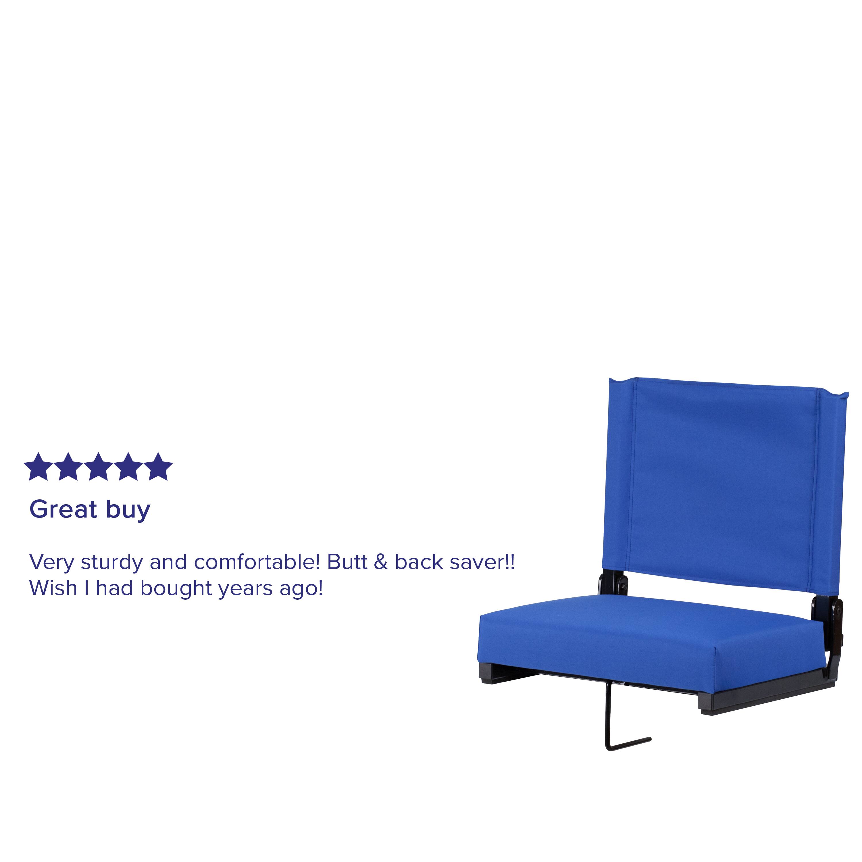 Great buy

Very sturdy and comfortable! Butt & back saver!! Wish I had bought years ago!