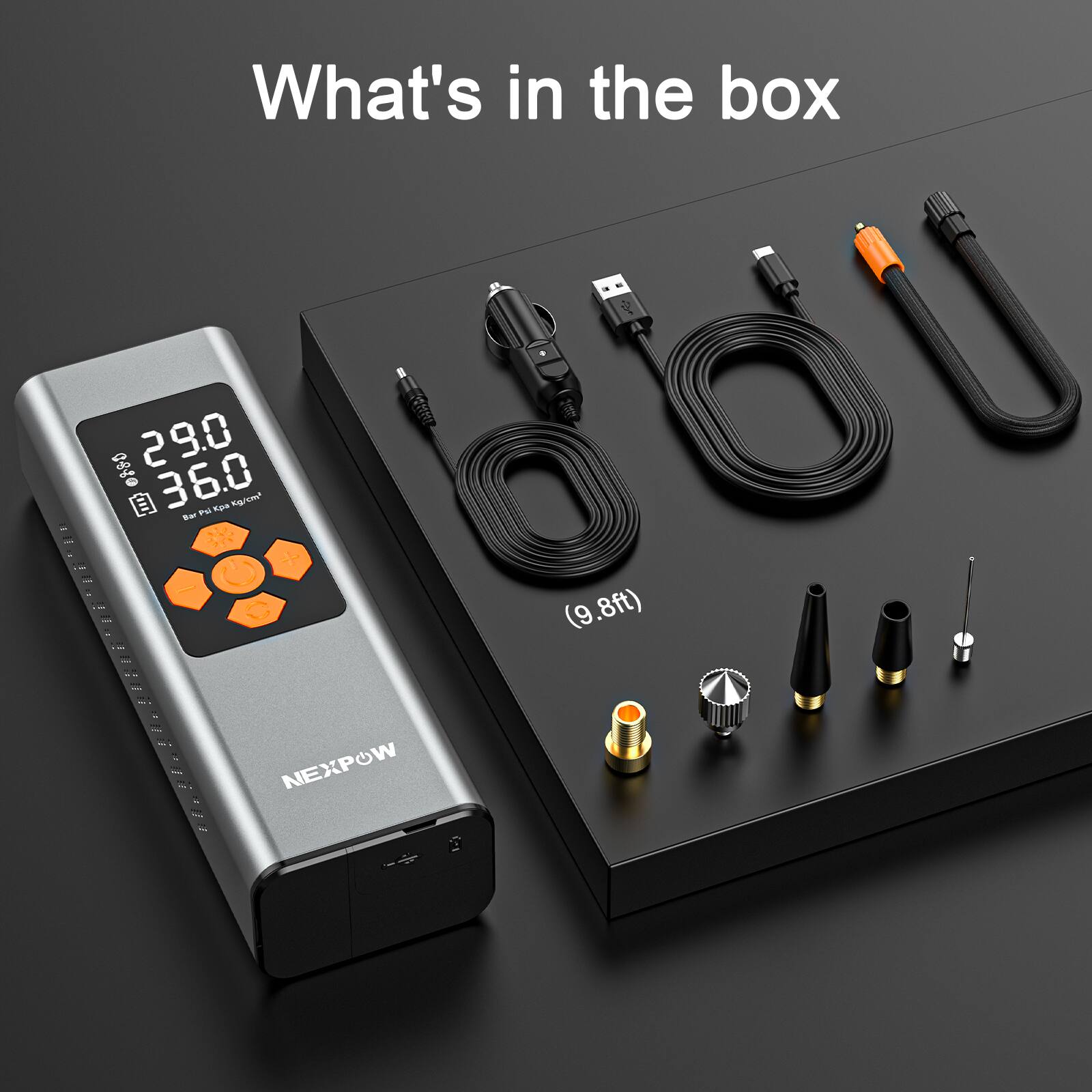 What's in the box

29.0
36.0

Barrel 2.1mm (9.8ft)

NEXPOW