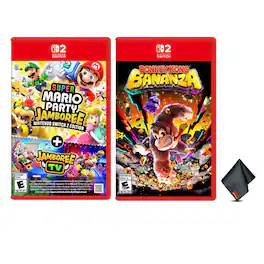 Super Mario Party Jamboree - Switch 2 Edition + Jamboree TV and Donkey Kong Bananza Bundle - Nintendo Switch 2