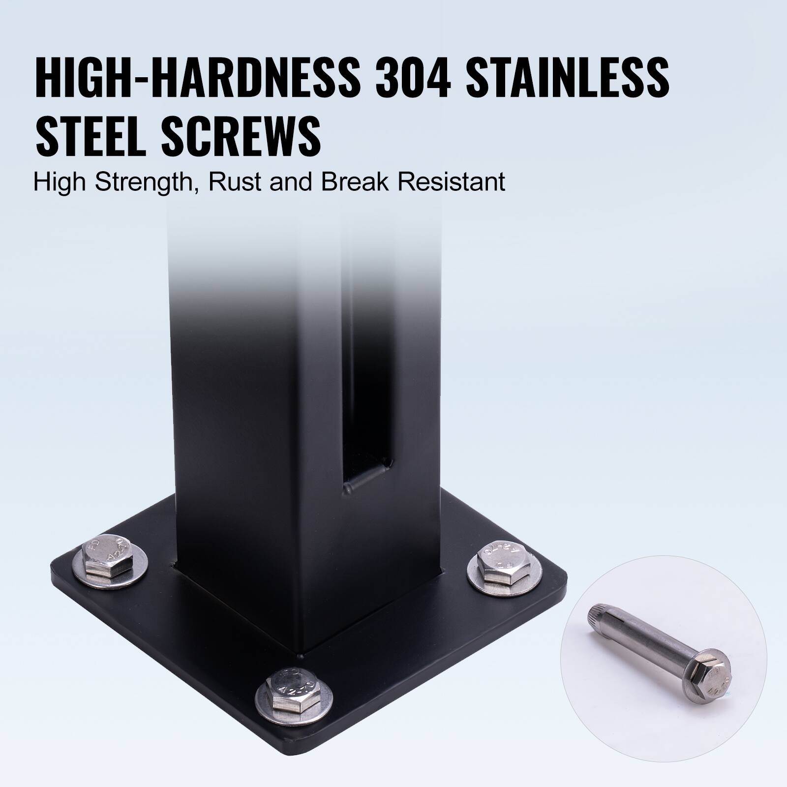 HIGH-HARDNESS 304 STAINLESS STEEL SCREWS  
High Strength, Rust and Break Resistant