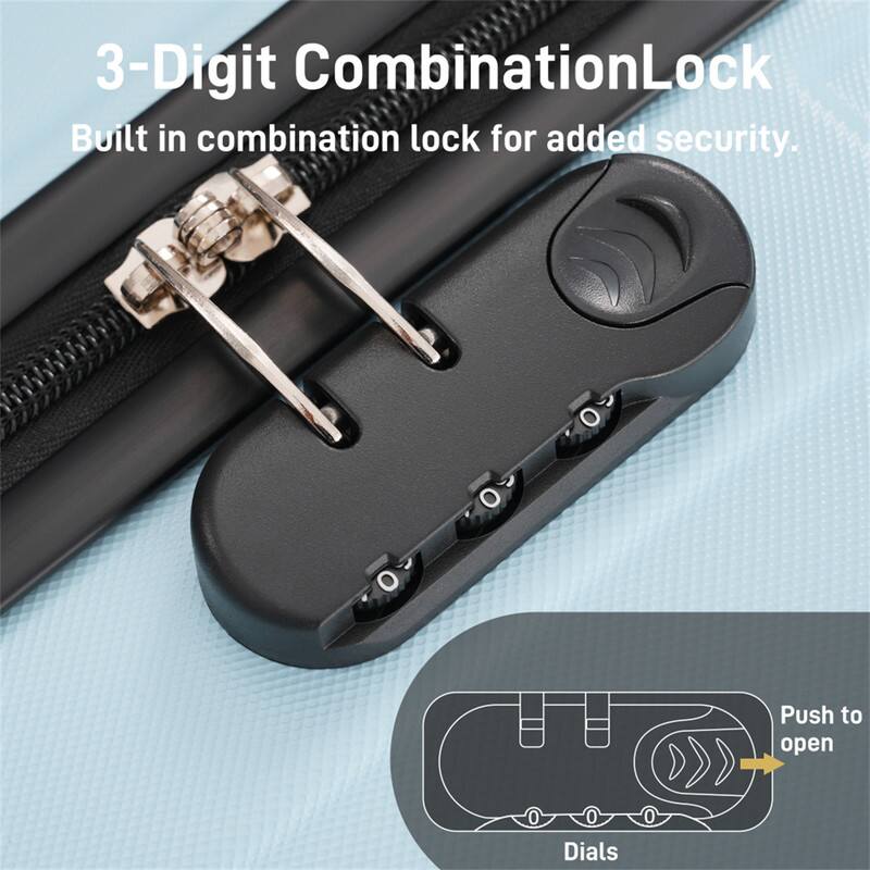 3-Digit Combination Lock

Built in combination lock for added security.

Push to open

Dials