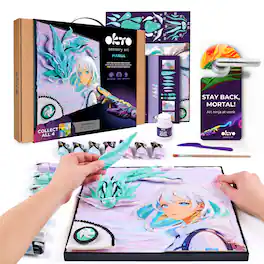 OKTO - Manga Elements 3D Clay Canvas Kit Air, 11.8" x 15.7"