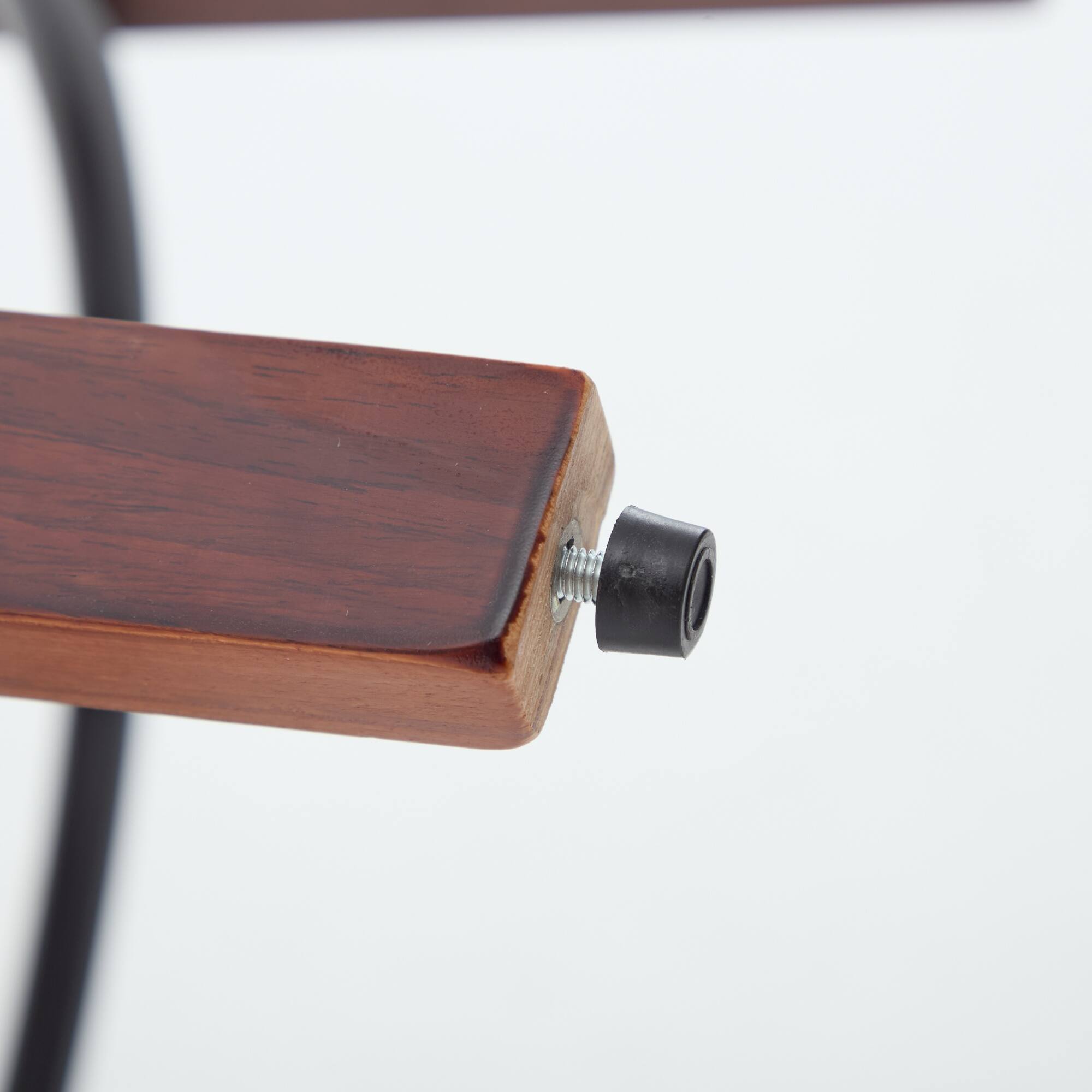 Alt View 5. PexFix - Farmhouse Walnut Counter Stools, Set of 3, Cane Rattan Back, Upholstered Seat, Swivel for Kitchen Island, Home Bar - Beige.