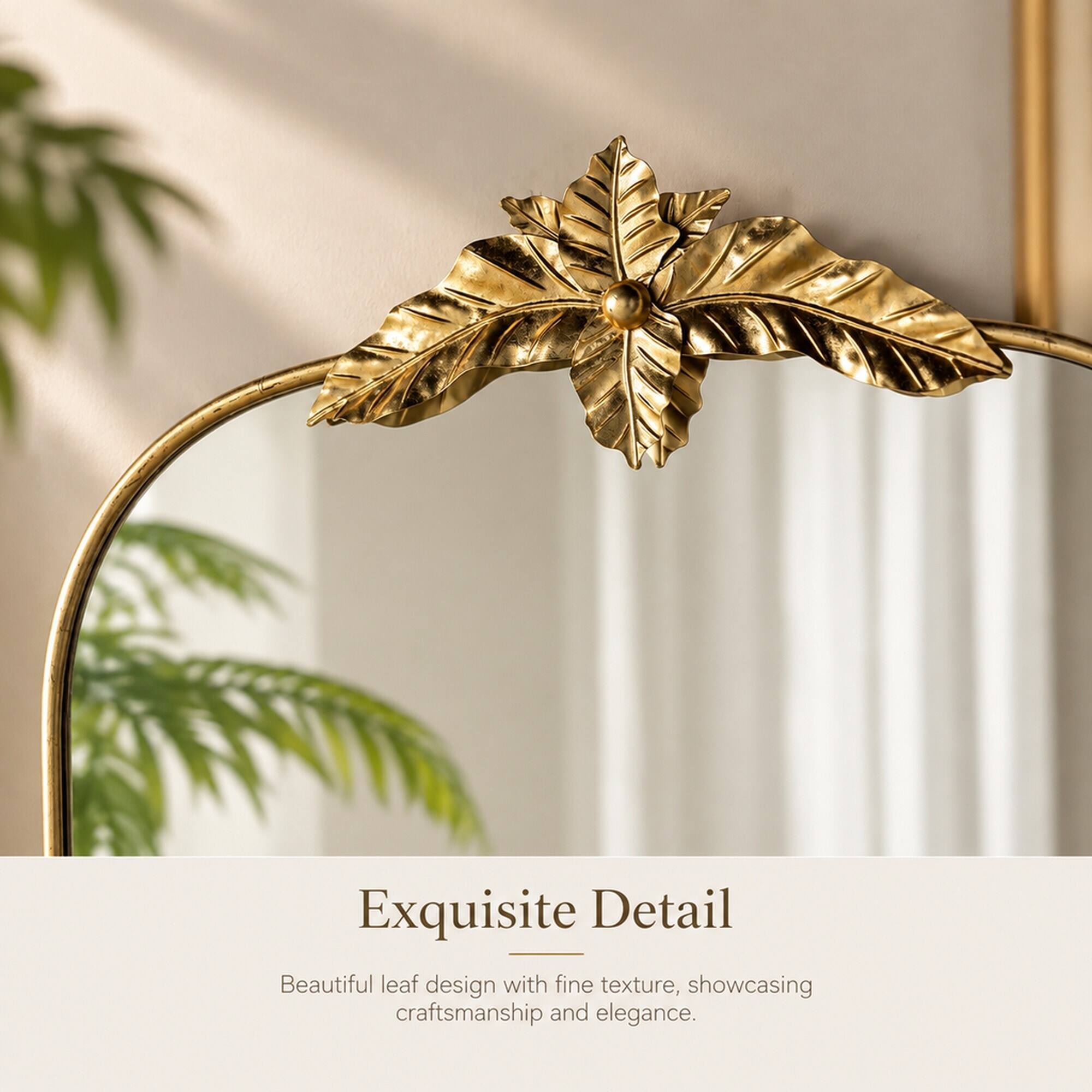Exquisite Detail  
Beautiful leaf design with fine texture, showcasing craftsmanship and elegance.