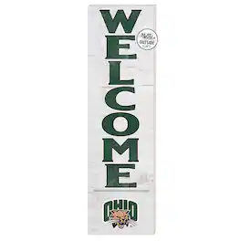 Jardine - Ohio Bobcats 10'' x 35'' Indoor/Outdoor Welcome Sign - White