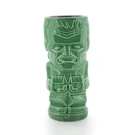 ThinkGeek - Geeki Tikis Monsters Frankenstein Ceramic Mug | Holds 18 Ounces - Green