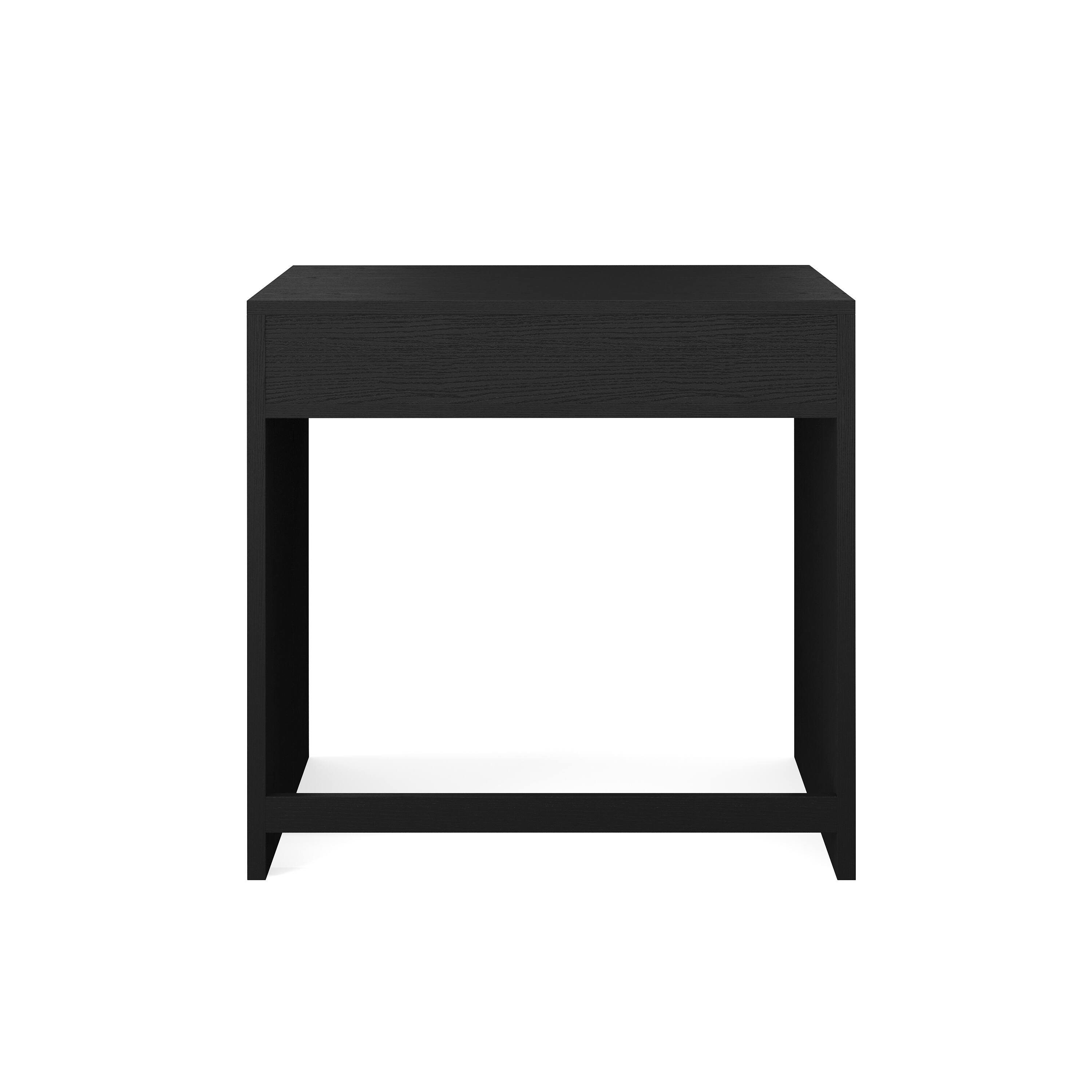 Alt View 7. Martha Stewart - Kayden Home Office Modular Desk with Drawer - Black Frame/Oil Rubbed Bronzed Hardware.