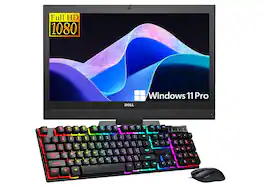 Dell - Refurbished Excellent - Optiplex 7450 All in One Desktop PC | Intel Core i5-7th | 8GB RAM | 256GB SSD | RGB KB & Mouse | 23.8" FHD | Win 11 Pro.