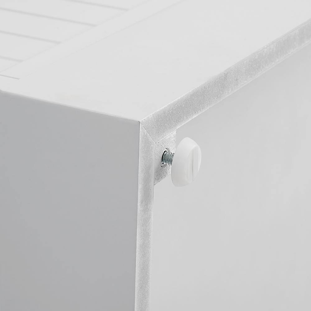Alt View 4. Crosley Furniture - Shoreline Kitchen Island - White.