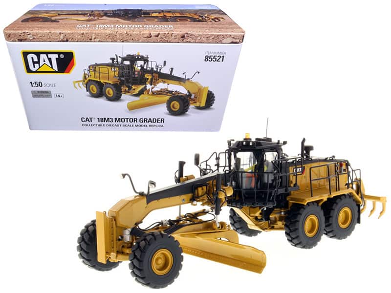 "CAT Caterpillar 18M3 Motor Grader with Operator ""High Line Series"" 1/50 Diecast Model by Diecast Masters" price history on PriceWatchPro