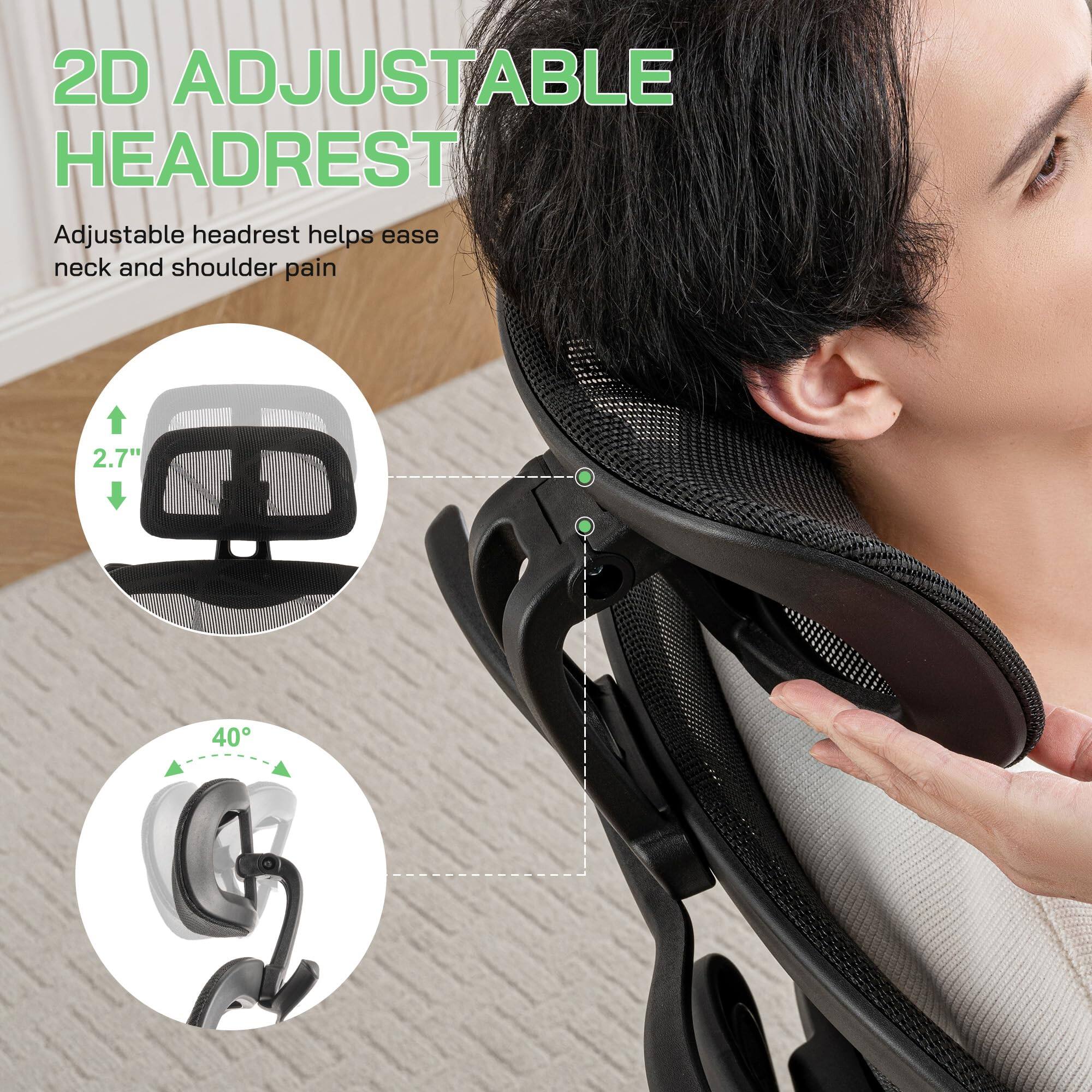 2D Adjustable Headrest

Adjustable headrest helps ease neck and shoulder pain

2.7"

40°