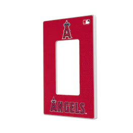 Keyscaper - Los Angeles Angels Solid Single Rocker Light Switch Plate - Multicolor