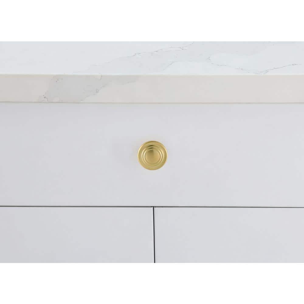 "Elegant Decor - Minu 1.3"" Diameter Mushroom Knob Multipack (Set of 10) - Brushed Gold" price history on PriceWatchPro