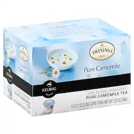 Twinings - Camomile Herbal Tea - Case of 6 - 12 pods