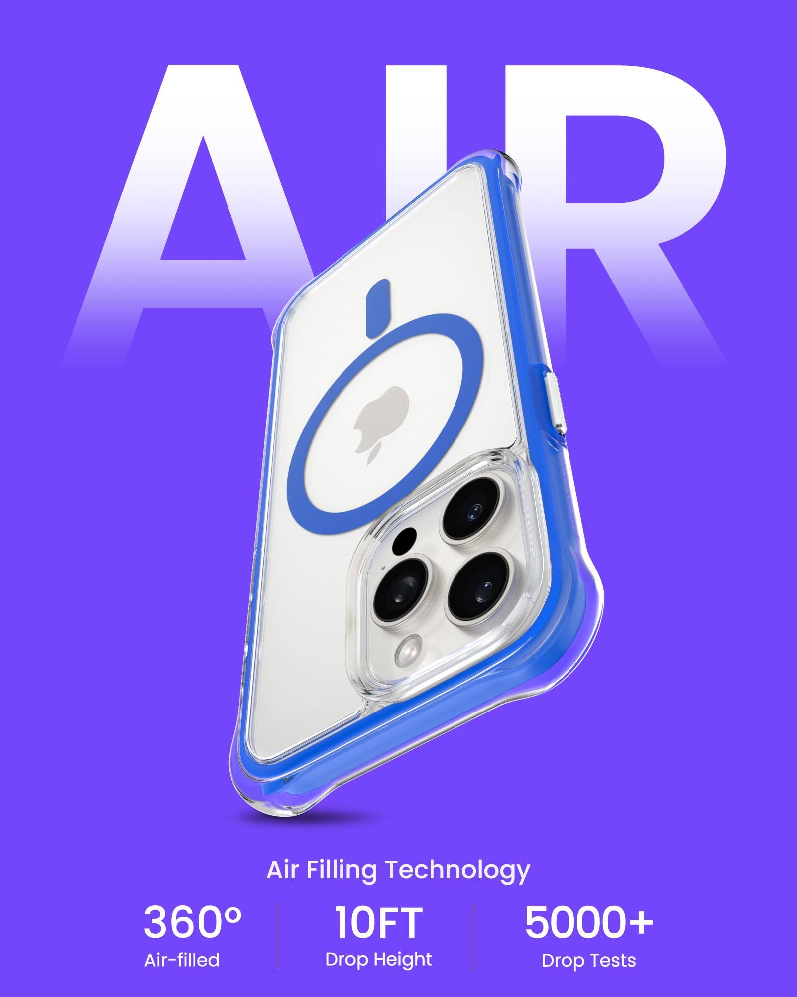 AAR Air Filling Technology 360° Air-filled 10FT Drop Height 5000+ Drop Tests