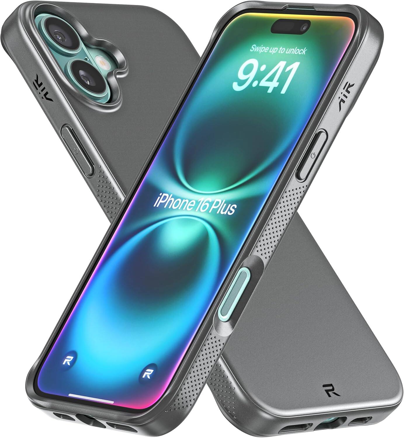 Swipe up to unlock  
9:41  
iPhone 16 Plus