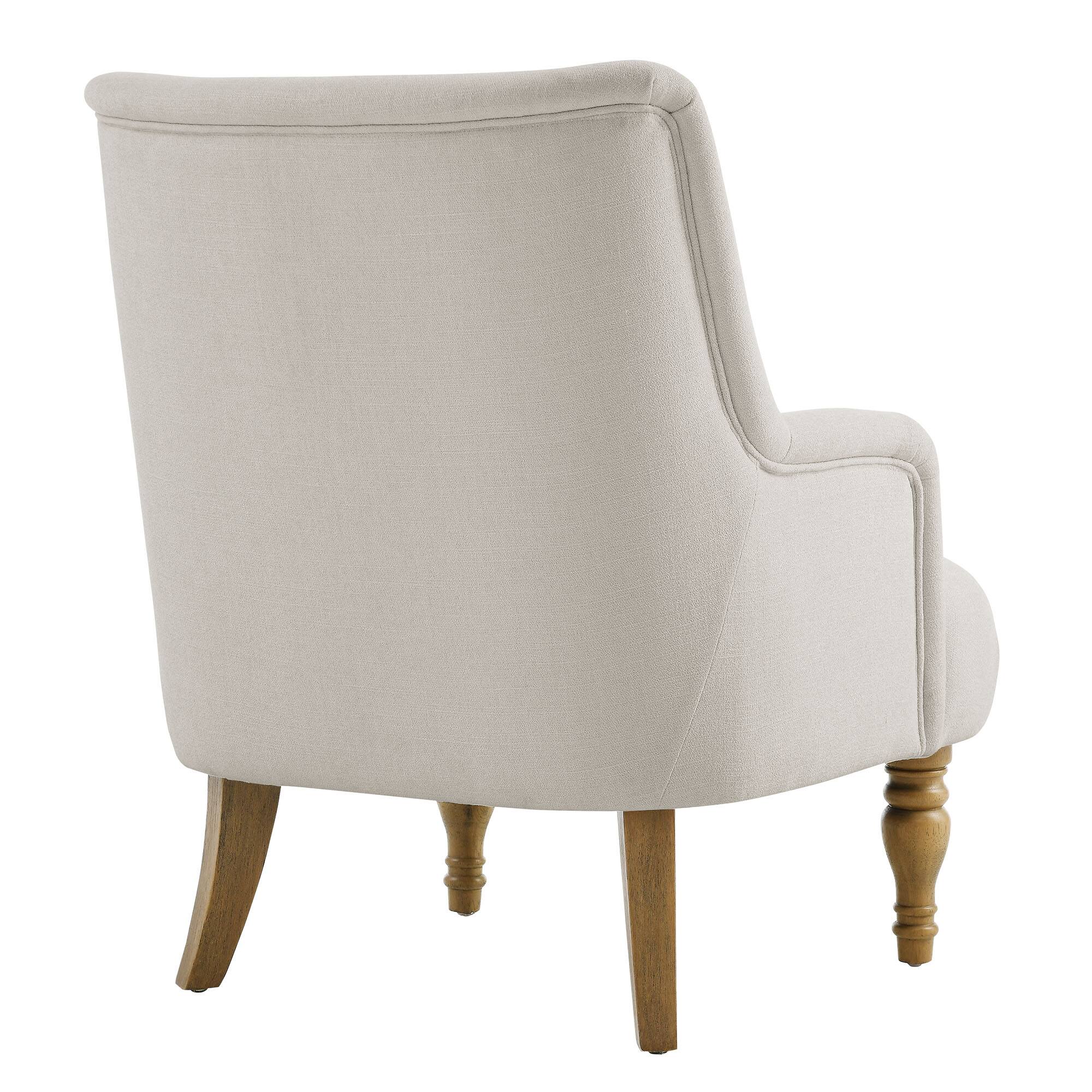 Alt View 1. Modway - Ellington Fabric Upholstered Accent Armchair by Modway - White.