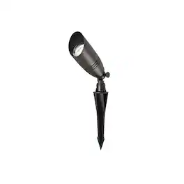 Elitco Lighting - Outdoor 12V Cast Brass Spot Light - Dark Bronze