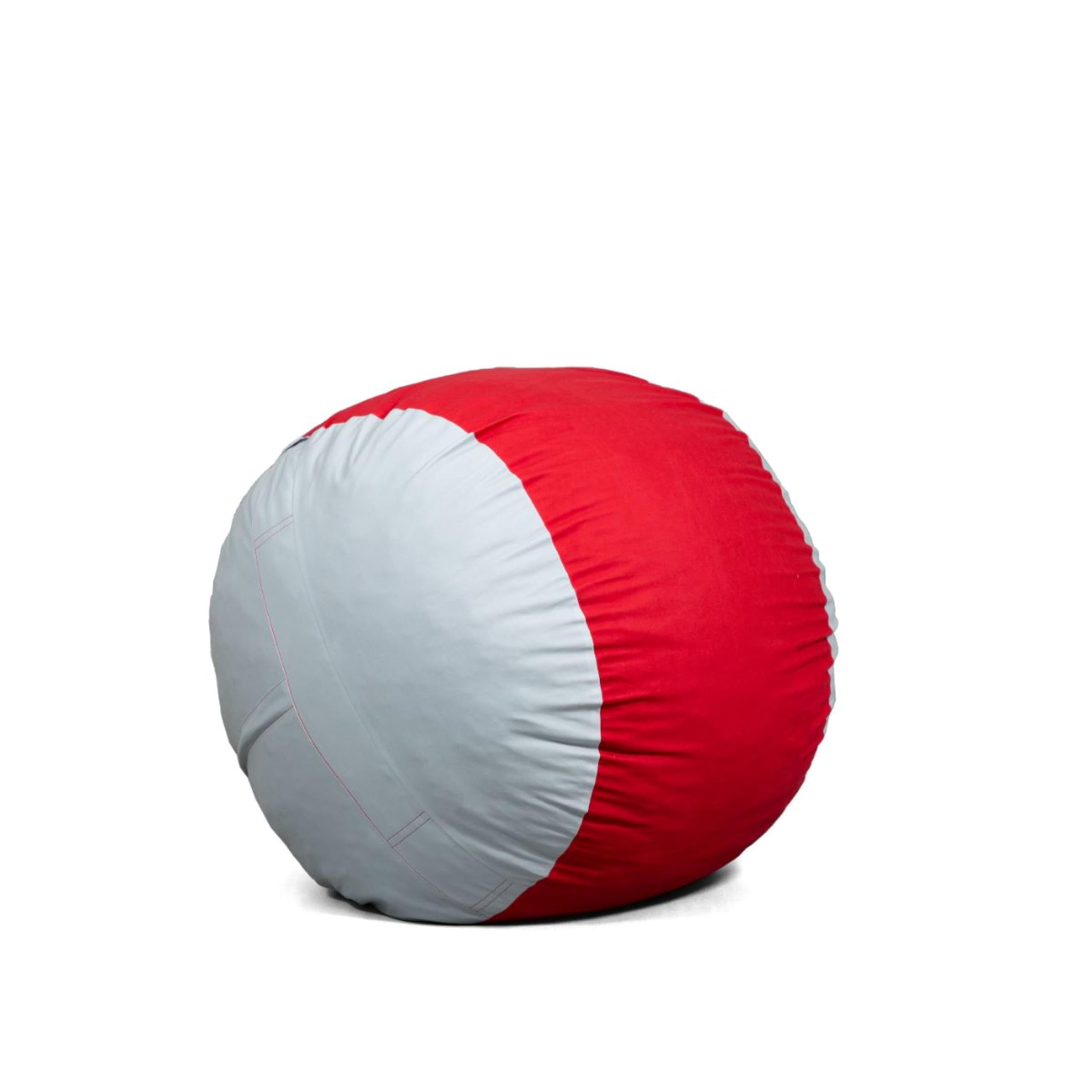 JETRANSPORT - Fuf Medium Foam Filled Bean Bag Chair With Removable Cover Cobalt Lenox Durable Woven Polyester 3 Feet - Scarlet Gray 4 foot