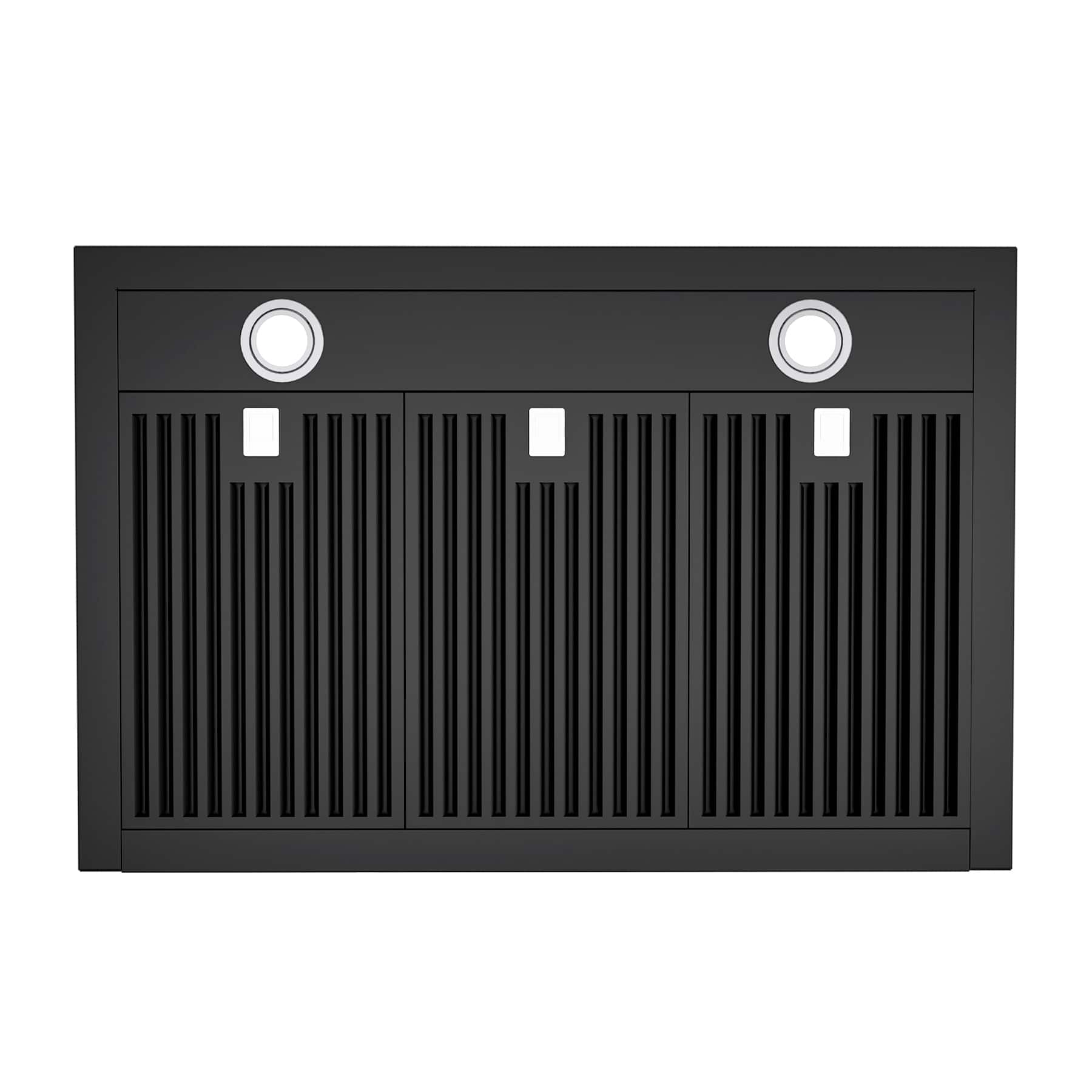 Onefly - 36 inches - Convertible - Wall Range Hood - Black Stainless Steel