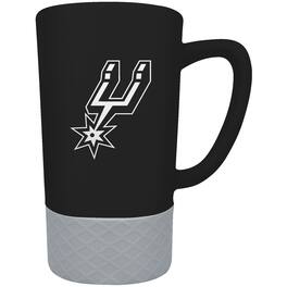 Great American Products - San Antonio Spurs Team Logo 16oz. Laser Etched Jump Mug - Multicolor