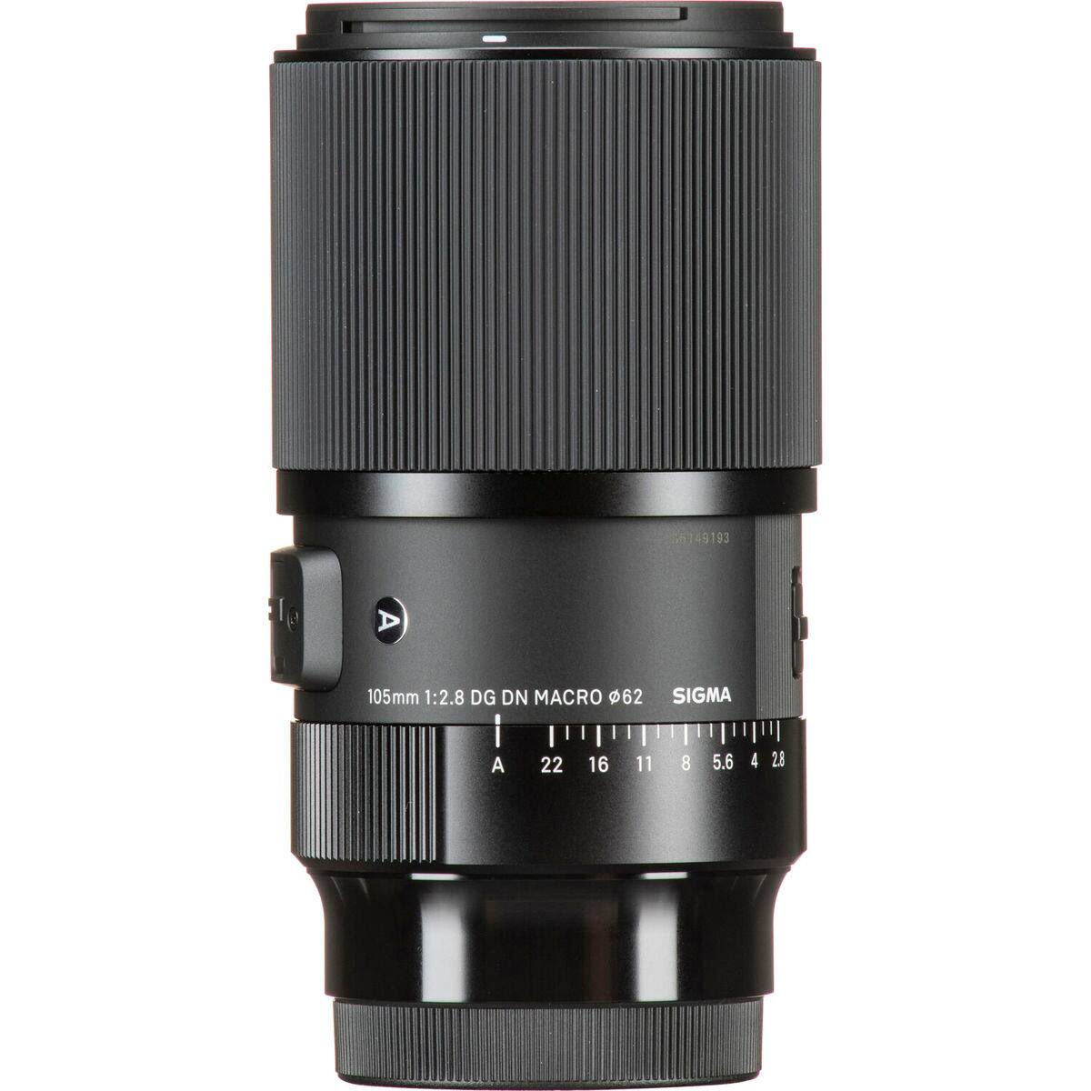 5749193  
105mm 1:2.8 DG DN MACRO  
62  
A  
22 16 11  
SIGMA  
8 5.6 4 2.8