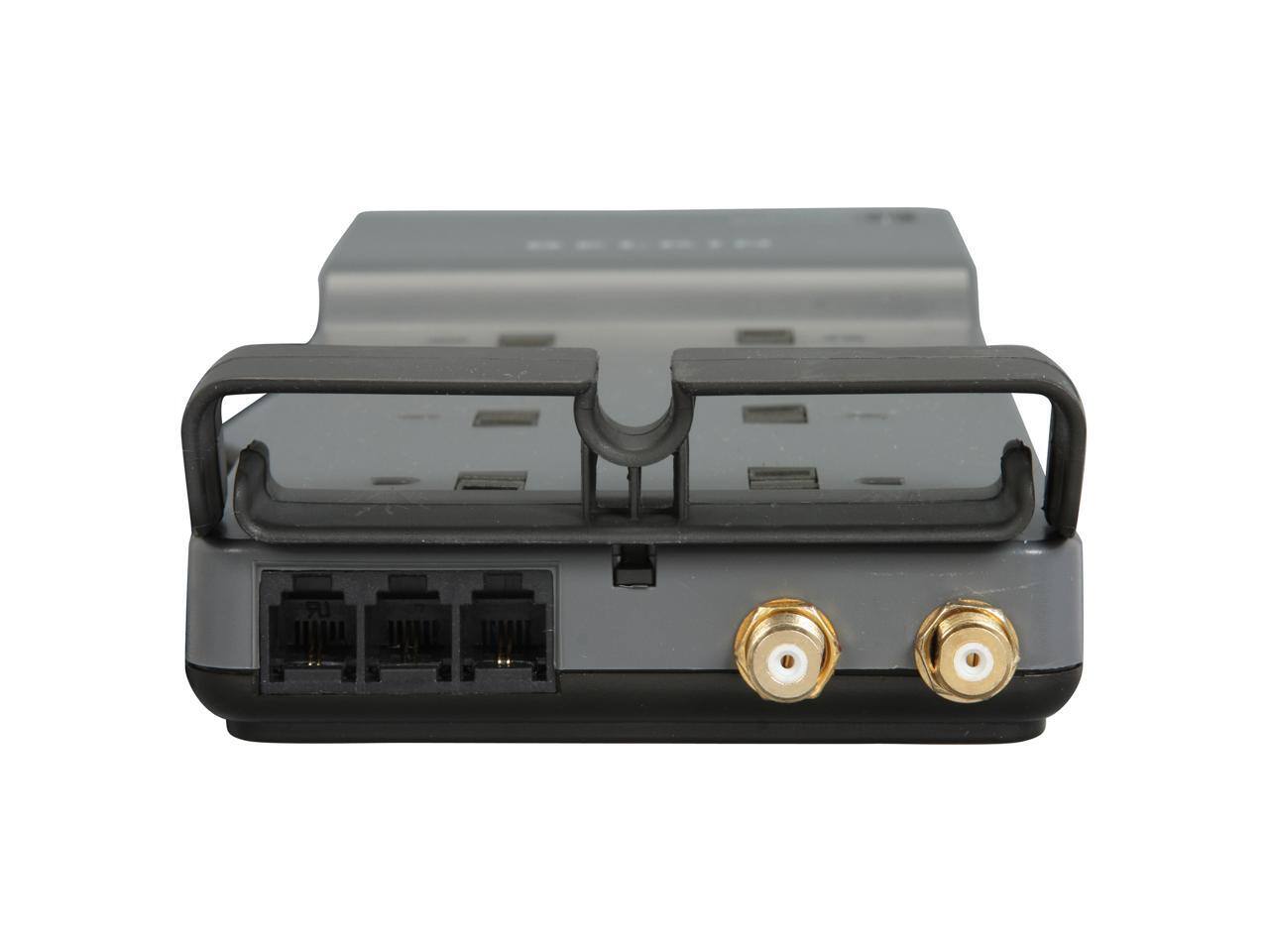Alt View 1. Belkin - BELKIN BE108230-06 6 Feet 8 Outlets 3390 Joules Surge Suppressor with Coax Protection - Black.
