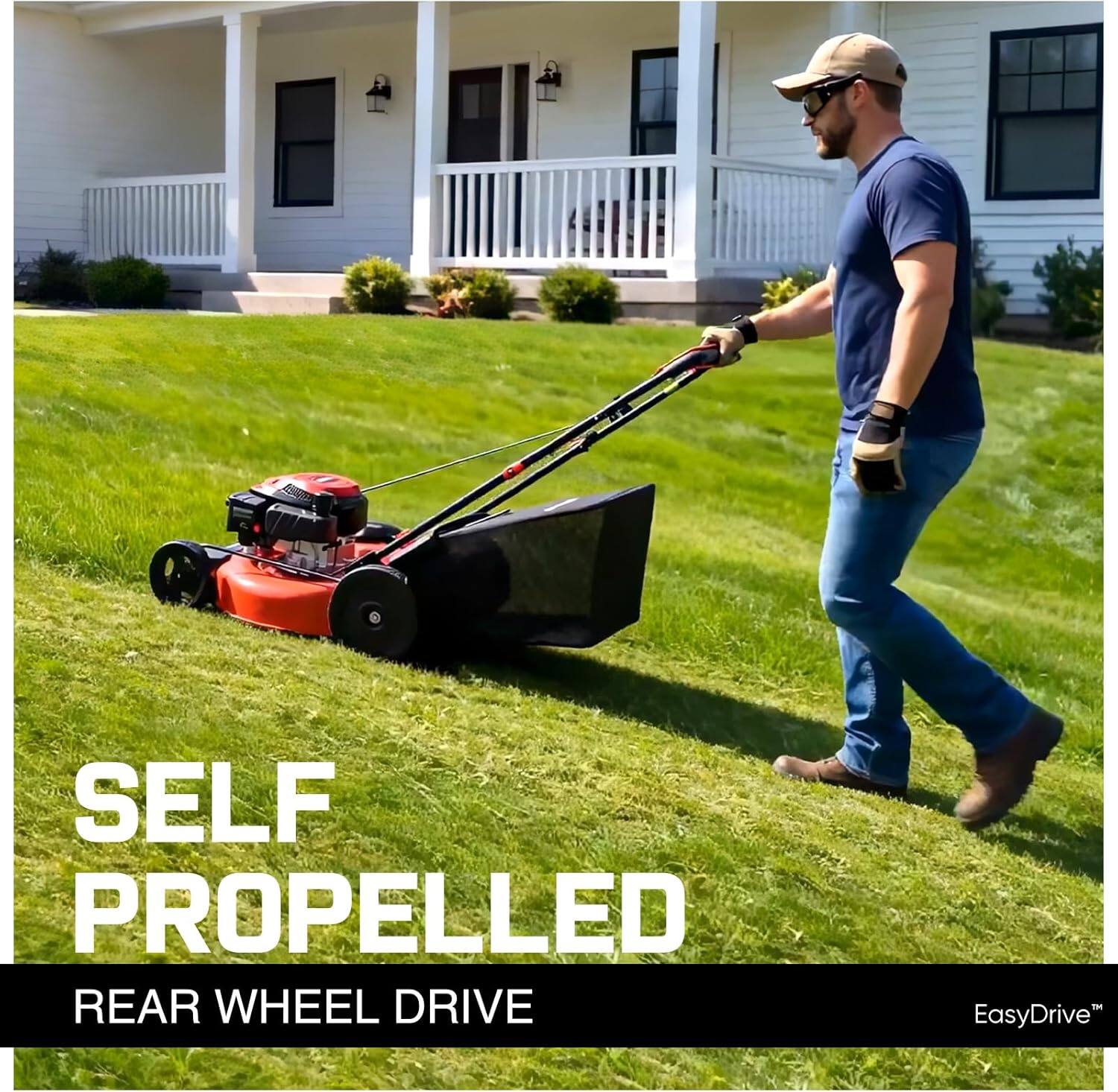SELF PROPELLED  
REAR WHEEL DRIVE  
EasyDrive™