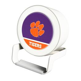 Keyscaper - Clemson Tigers Night Light Wireless Charger And Bluetooth Speaker - Multicolor