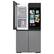 Alt View 11. Samsung - BESPOKE 23 cu. ft. 4-Door Flex Counter Depth Smart Refrigerator with Family Hub+ - Charcoal Glass Top.