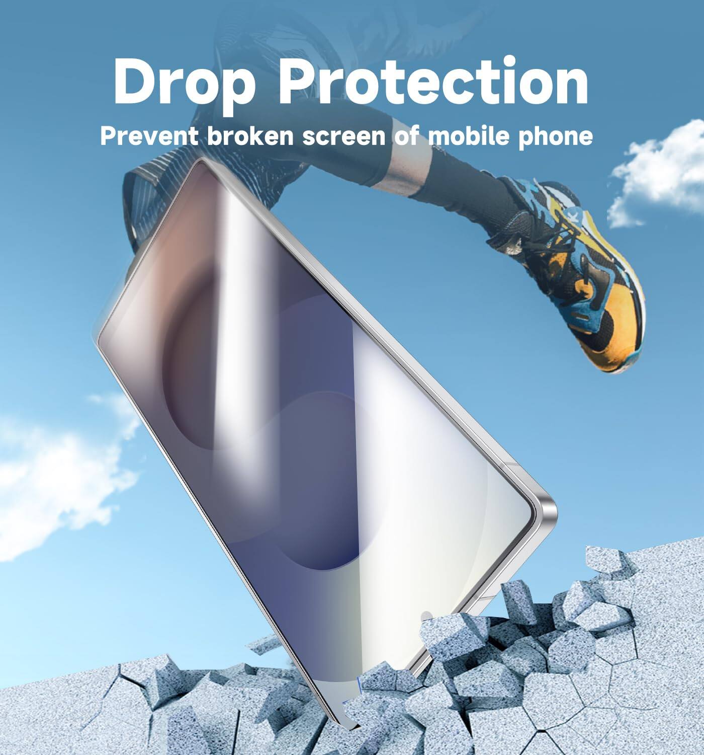 Drop Protection  
Prevent broken screen of mobile phone