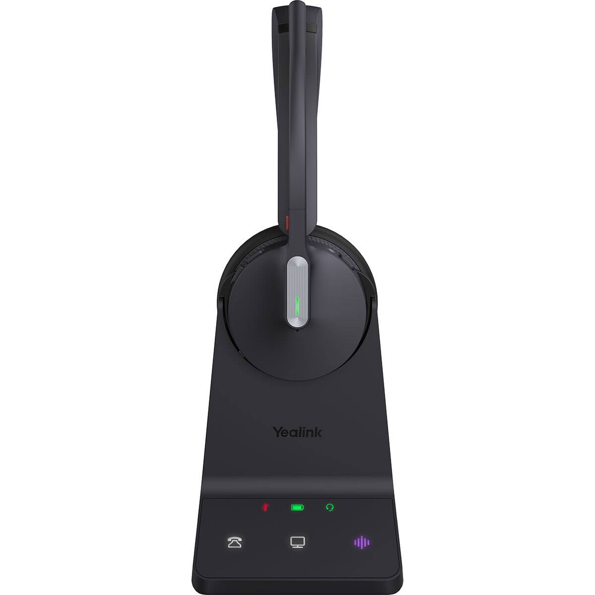 Alt View 5. Yealink - Yealink WH64 Headset - Microsoft Teams Certification - Stereo - Wireless - Bluetooth/DECT - 492.1 ft - 20 Hz to 20 kHz - Black.