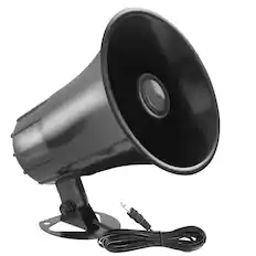 Front. Pyle - Pyle Portable PA Speaker - All-Weather Mono - Black.