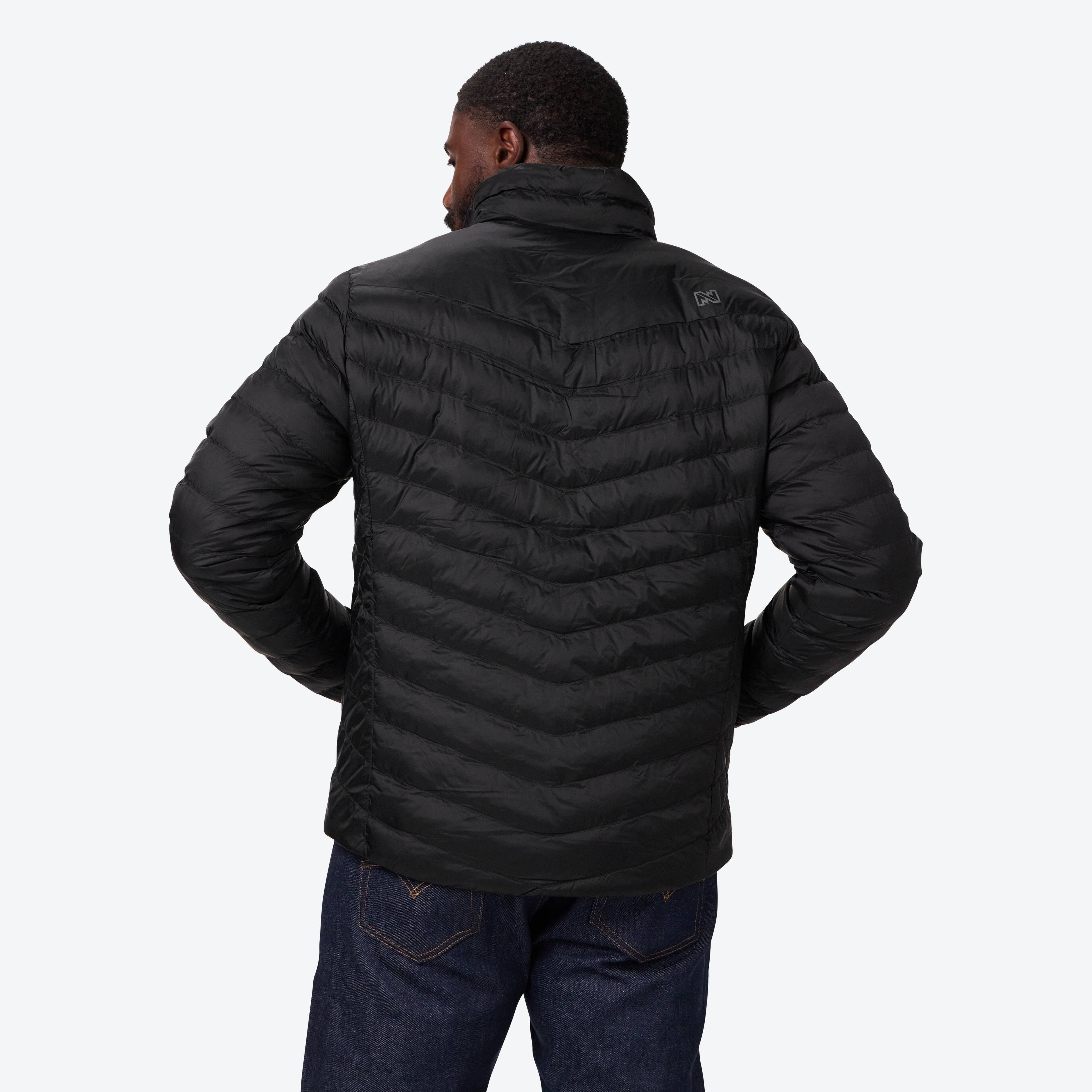 Back. Mobile Warming - App Controlled Men's Backcountry Xtera Heated Jacket - Black.