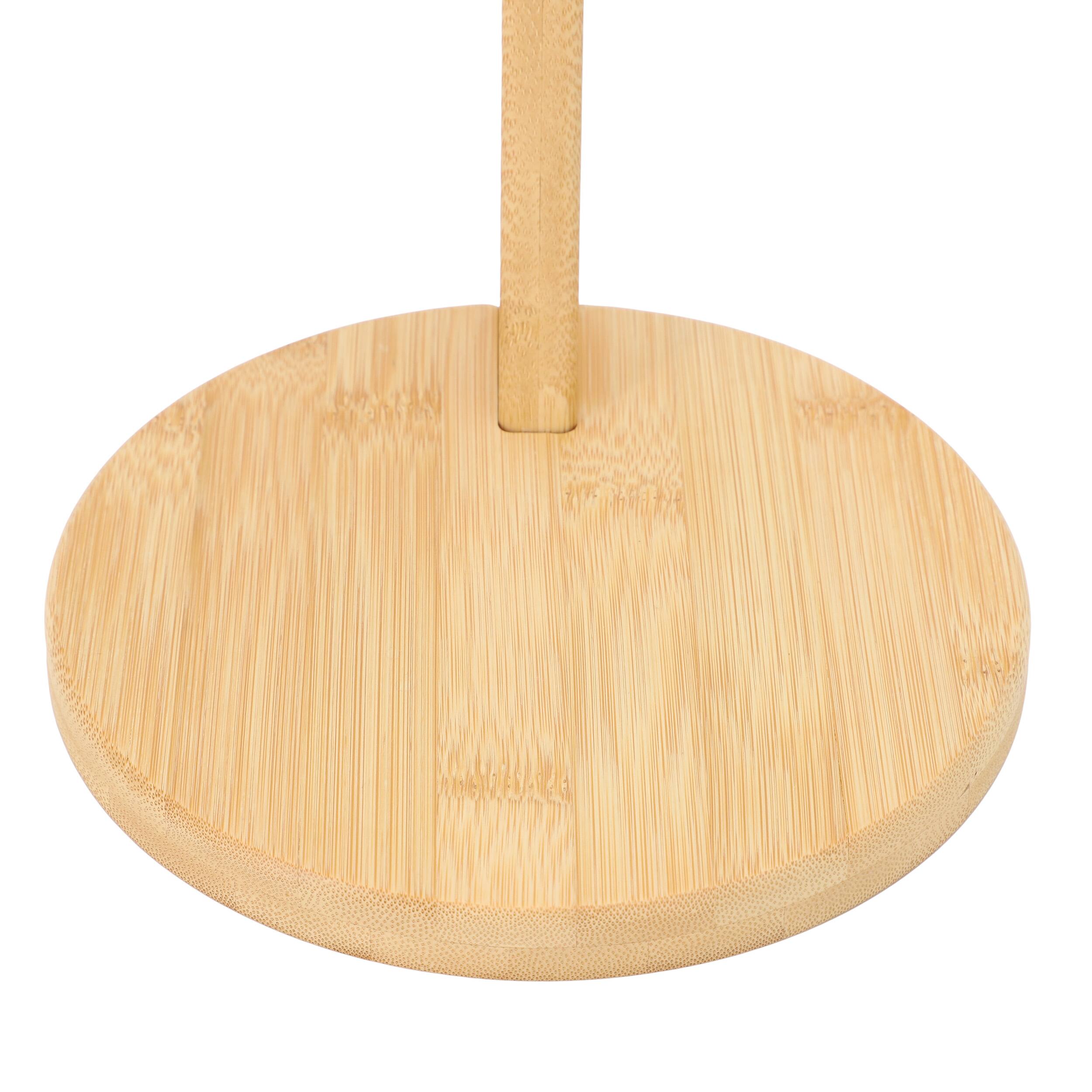 Alt View 4. MegaChef - MegaChef Bamboo Wood Banana Hanger - Brown.