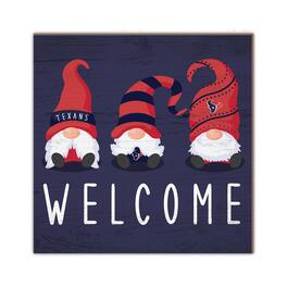 Fan Creations - 10'' x 10'' Welcome Gnomes Sign - Multicolor