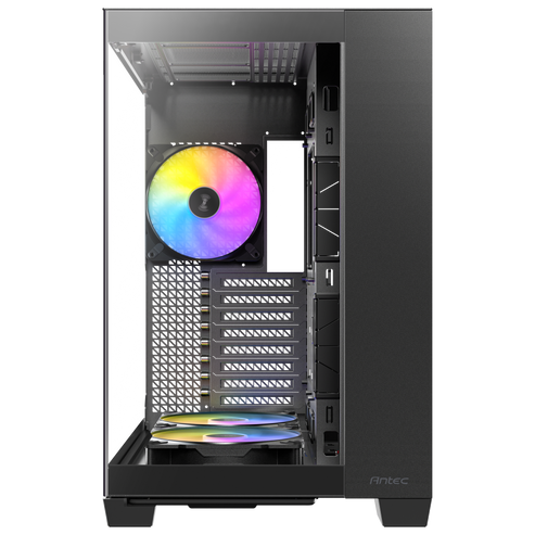 Back. Antec - Antec C8 ARGB, 2x TQR 160mm & 1x TQ 140mm Fans, Dual-chamber, Type-C, 360mm Radiator, RTX 40 compatible Full-Tower Case - ARGB.