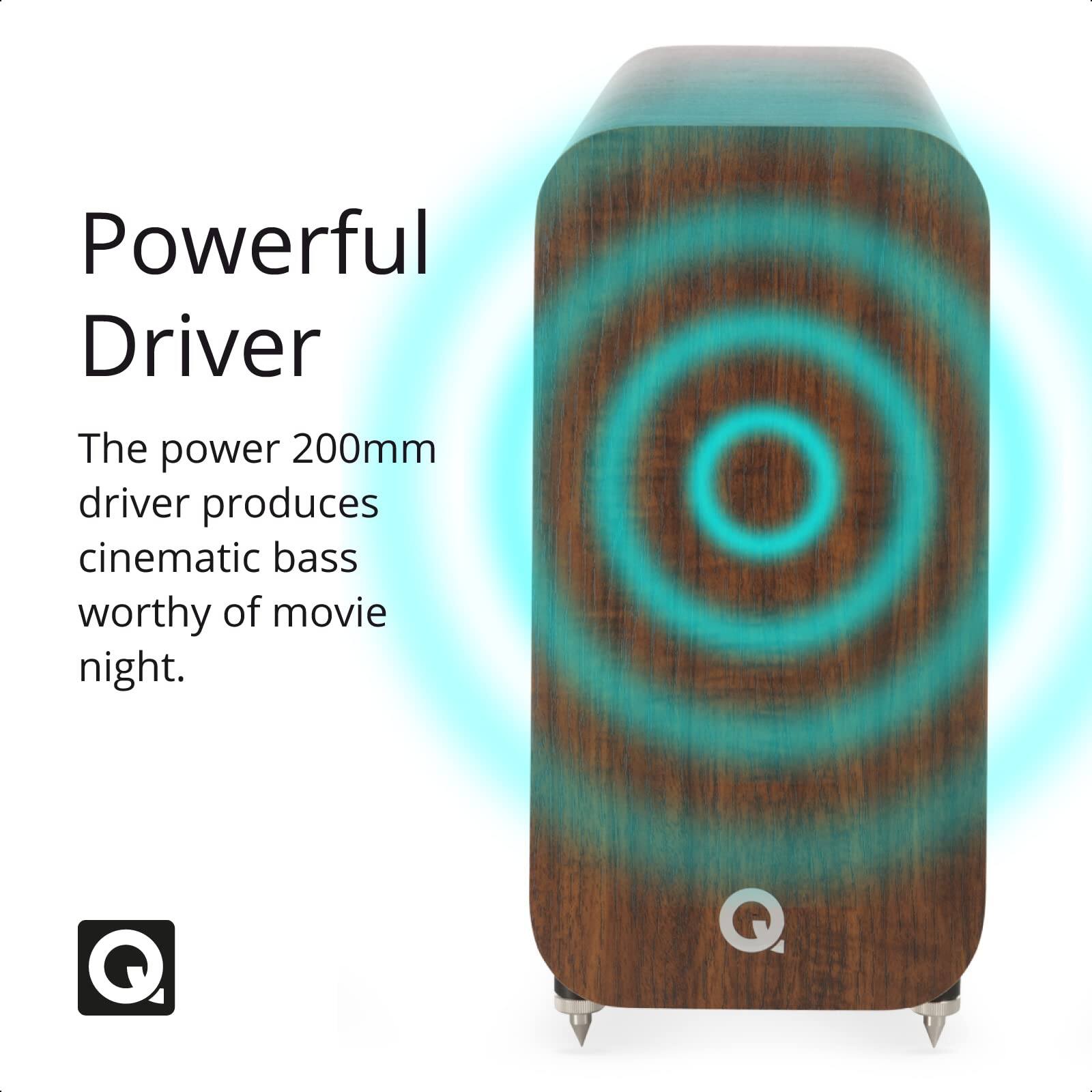Powerful Driver

The power 200mm driver produces cinematic bass worthy of movie night.