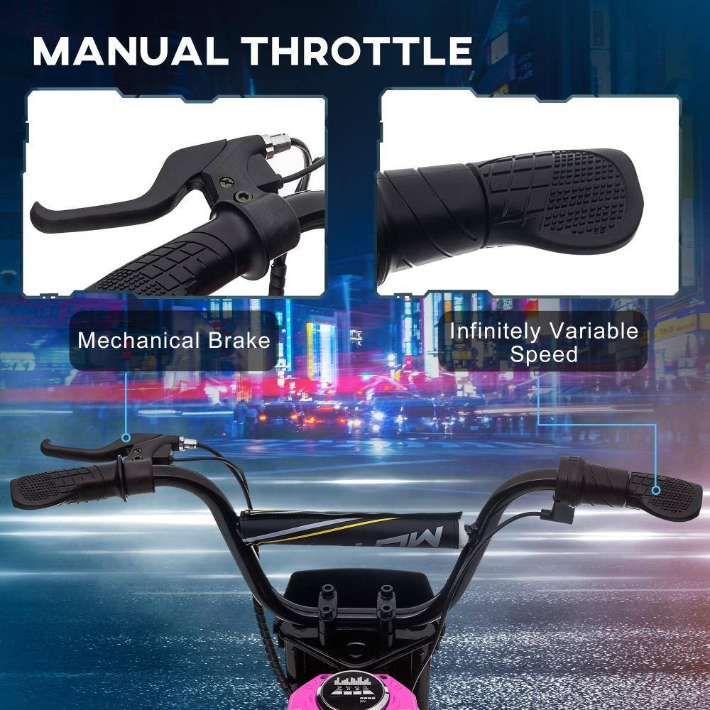 MANUAL THROTTLE

Mechanical Brake

Infinitely Variable Speed